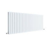 Contemporary Square Horizontal Double Panel Radiator - Choice of Size and Colour