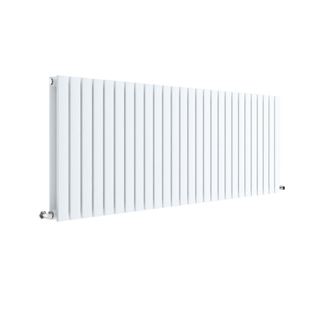 Contemporary Square Horizontal Double Panel Radiator - Choice of Size and Colour
