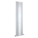 Square Vertical Double Panel Radiator with Mirror - 1800mm x 354mm - 3344 BTU