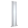 Square Vertical Double Panel Radiator with Mirror - 1800mm x 354mm - 3344 BTU
