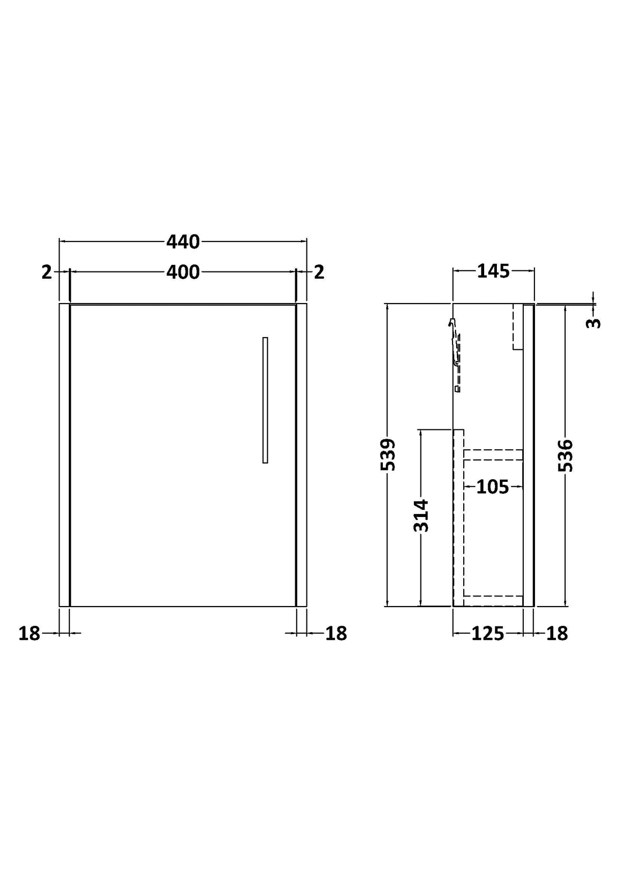 Power Wall Hung Cloakroom Bundle - Vanity, WC Unit, Toilet & Tap