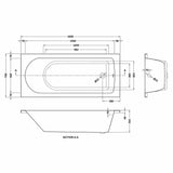 Round Single Ended Bath & Leg Set- Multiple Sizes Available