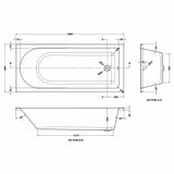 Round Single Ended Bath & Leg Set- Multiple Sizes Available