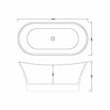 Contemporary Slipper Freestanding Bath  - 1700mm x 750mm