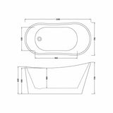 Contemporary Slipper Freestanding Bath from Balterley - Elegant Bath in Multiple Sizes