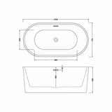 Contemporary Curved Freestanding Bath from Balterley - Modern Ribbed Design in Multiple Sizes