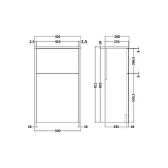 Winshill Wall Hung Cloakroom Bundle - Vanity, WC Unit, Toilet & Tap