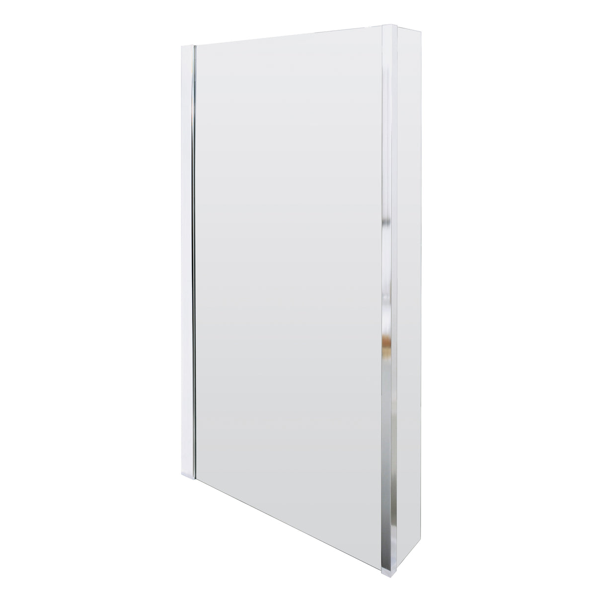 6mm Toughened Safety Glass Reversible L-Shaped Bath Screen Fixed