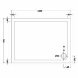 8mm Glass Walk In Wetroom Screens with Matt Black Framed Design and Shower Tray - Choice of Size