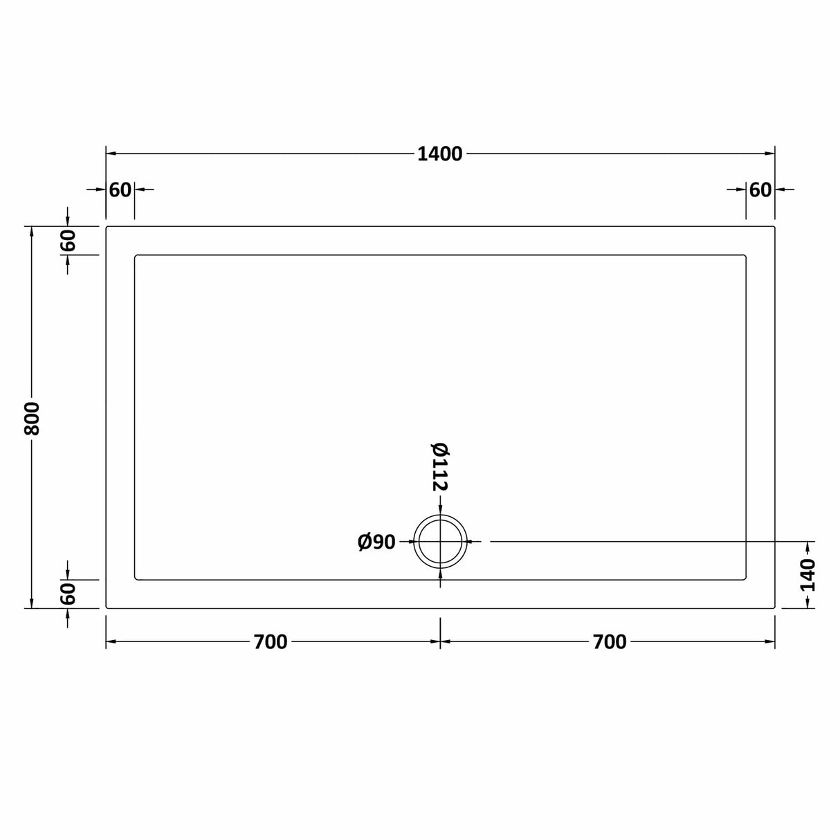 8mm Glass Walk In Wetroom Screens and Shower Tray - Choice of Size and Finish