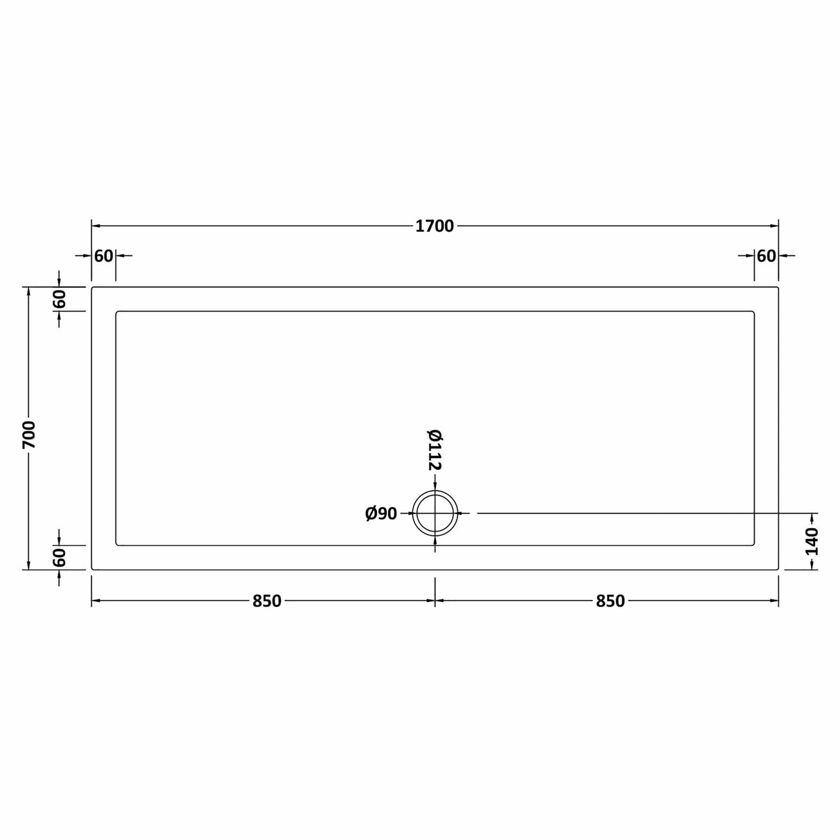 8mm Glass Walk In Wetroom Screens and Shower Tray - Choice of Size and Finish