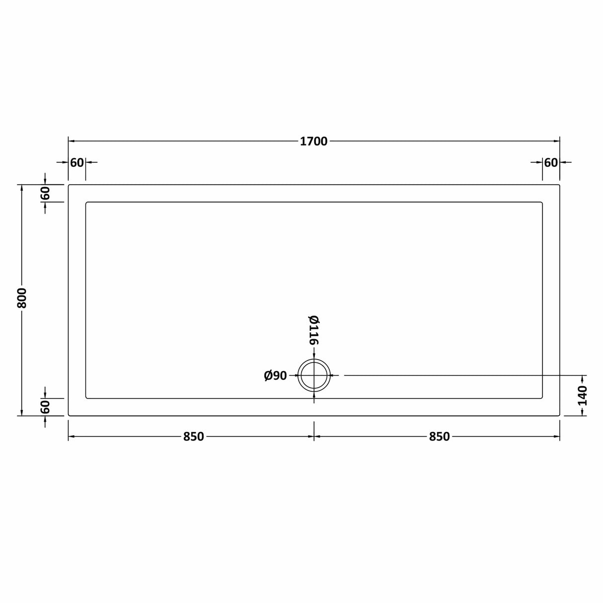 8mm Glass Walk In Wetroom Screens and Shower Tray - Choice of Size and Finish