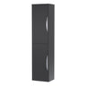 Wall Hung Tall Bathroom Storage Unit 1399 x 356 x 253mm - Choice of Colour