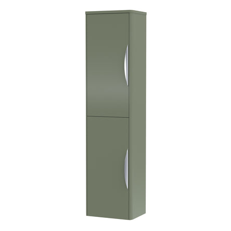 Wall Hung Tall Bathroom Storage Unit 1399 x 356 x 253mm - Choice of Colour