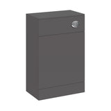 Modern Bathroom Floor Standing WC Unit – 500 x 300mm, Dark Grey
