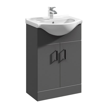 Floor Standing Bathroom Vanity Basin Unit, Soft Close, Choice of Size and Basin Type