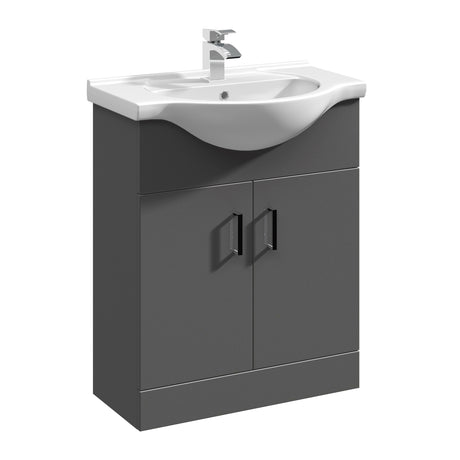 Floor Standing Bathroom Vanity Basin Unit, Soft Close, Choice of Size and Basin Type