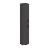 Modern Bathroom Tall 2-Door Storage Unit – 350 x 300mm, Dark Grey