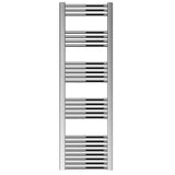 Straight Heated Rail Dual Fuel Towel Warmer, W: 400mm – Choice of Size & Finish