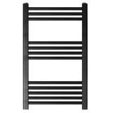 Straight Heated Rail Dual Fuel Towel Warmer, W: 500mm – Choice of Size & Finish