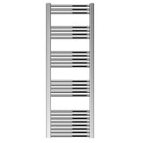 Straight Heated Rail Dual Fuel Towel Warmer, W: 500mm – Choice of Size & Finish