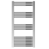 Straight Heated Heated Towel Rail Radiator, W: 600mm - Choice of Height and Finish
