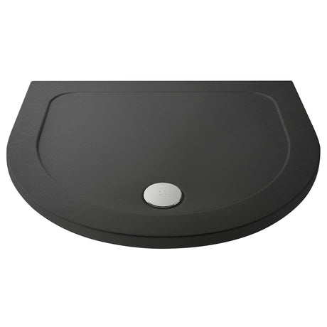 D Shape Shower Tray - 1050mm - Available in White and Slate Grey