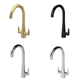 Kitchen Mono Mixer Tap - Multiple Finishes and Handle Options Available