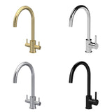 Lacerta Kitchen Mono Mixer Tap - Multiple Finish and Handle Options Available