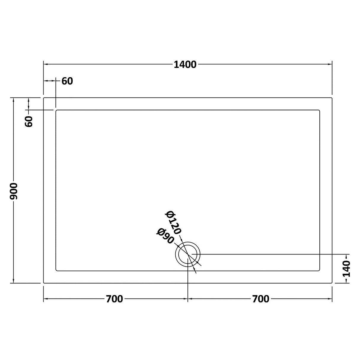 8mm Glass Walk In Wetroom Screens and Shower Tray - Choice of Size and Finish