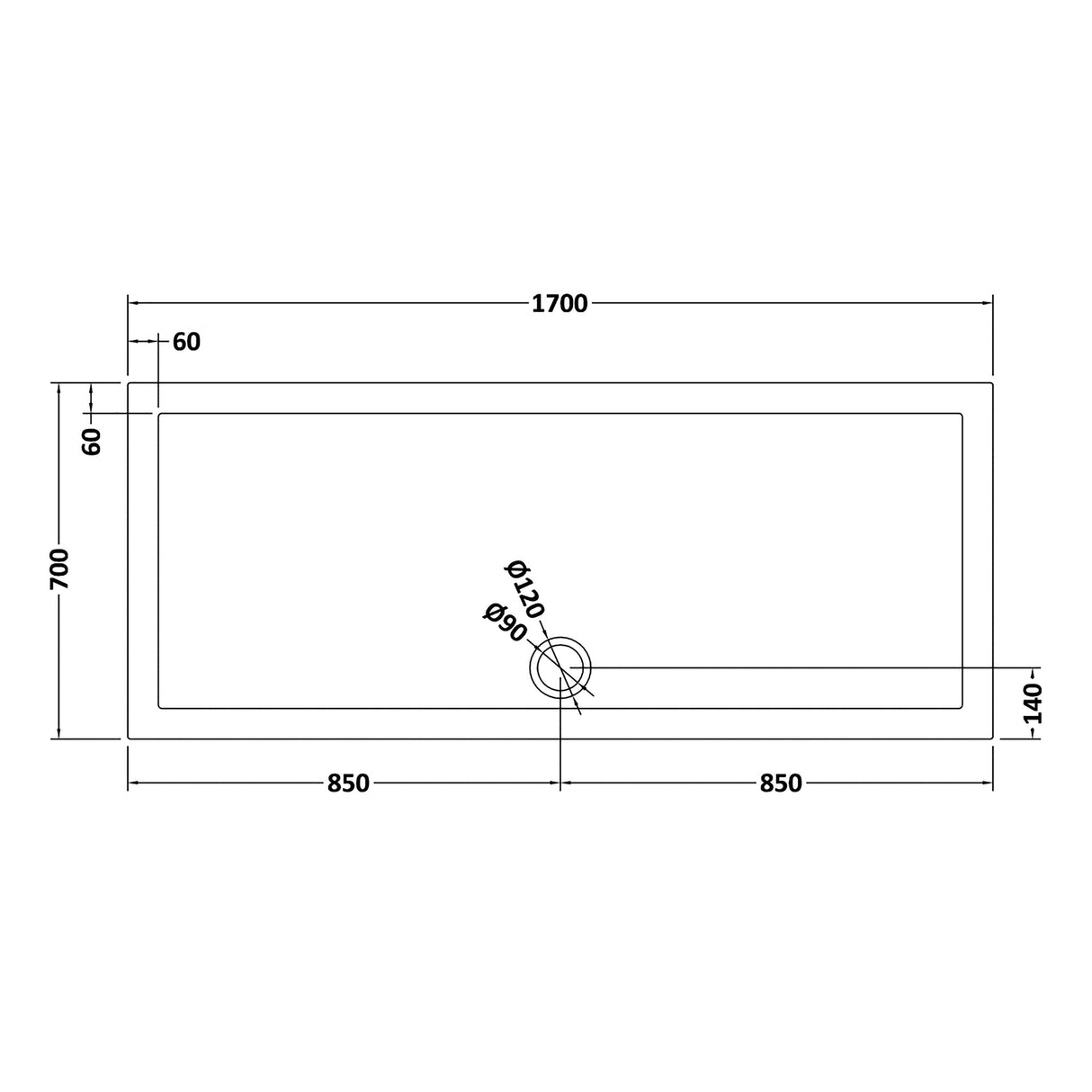 8mm Glass Walk In Wetroom Screen and Hinged Return Screen and Shower Tray - Choice of Size and Finish