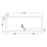 8mm Glass Walk In Wetroom Screen and Hinged Return Screen and Shower Tray - Choice of Size and Finish