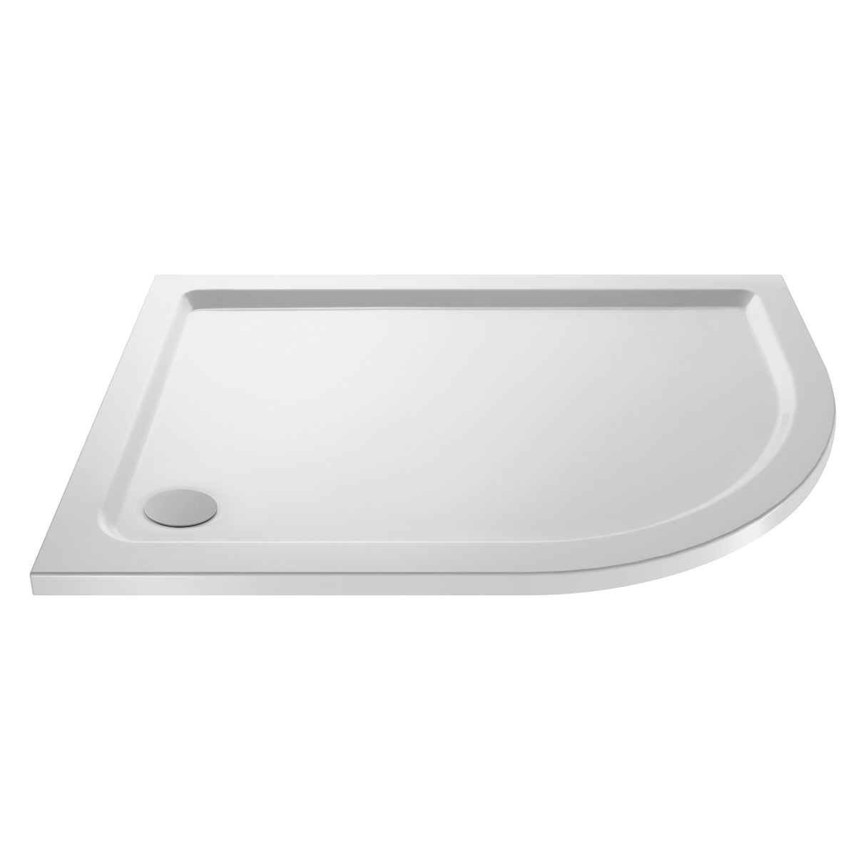 Modern Offset Quadrant Shower Tray  - Left or Right Hand - Choice of Size and Finish