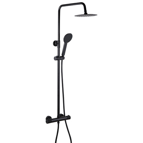 Round Rigid Riser Mixer Shower Kit - Choice of Colour