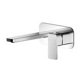 Contemporary Square Wall Mounted 2 Tap Hole Basin Mixer Tap - Choice of Finish